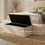 2026 Model Square Hotel Style Bed Frame - Image 7