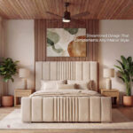2026 Brooklyn Bed Frame with Lines - Image 2
