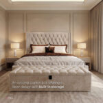 2026 Florence Design Bed Frame With Ottoman Storage - Image 3