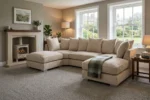 Bishop Alaska Beige U Shape Sofa