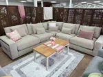 Jupiter Large Corner Sofa - Beige - Image 2
