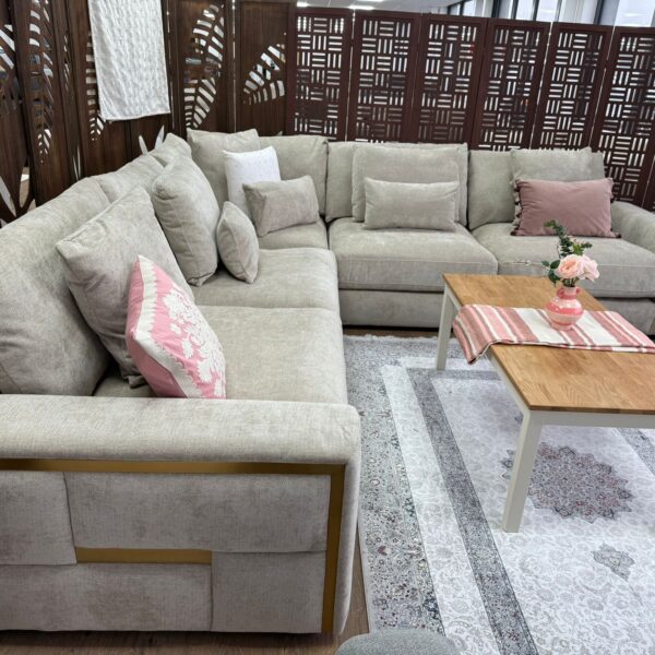 Jupiter Large Corner Sofa - Beige