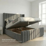 2026 Milan Wingback Bed® with Optional Ottoman Storage - Image 4