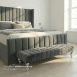 2026 Milan Wingback Bed® with Optional Ottoman Storage - Image 5