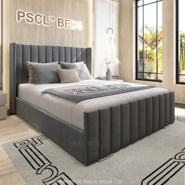 2026 Milan Wingback Bed