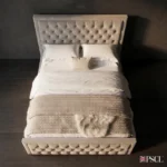 2026 Torino Bumper Style Designer Bed With Ottoman Storage - Image 5