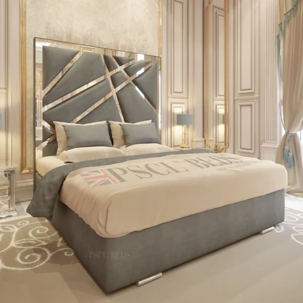 2026 Starlight Luxury Mirrored Bed Frame