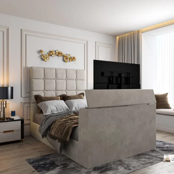 Cubed TV Bed Frame