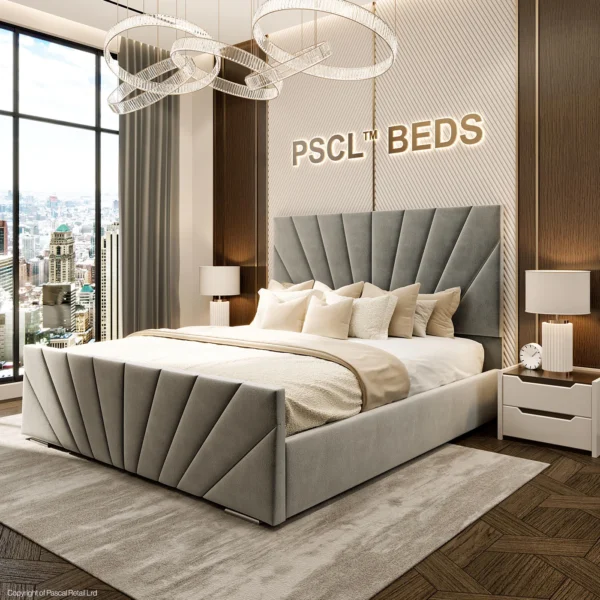 2026 Tokyo Sunrise Designer Bed – With Optional Ottoman Storage
